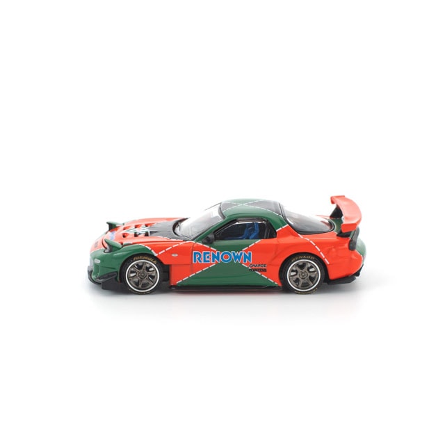 1/64 MAZDA RX7 RE-AMEMIYA ORANGE GREEN マツダ RX-7 RE雨宮 オレンジ