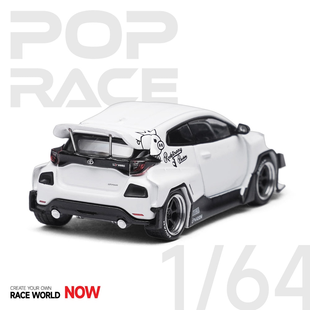 1/64 GR Yaris Pandem White ȥ西 GRꥹ ѥǥ ۥ磻