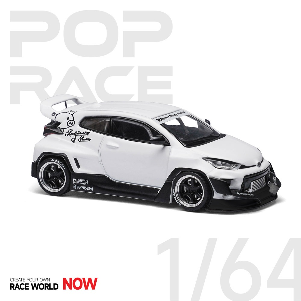 1/64 GR Yaris Pandem White ȥ西 GRꥹ ѥǥ ۥ磻