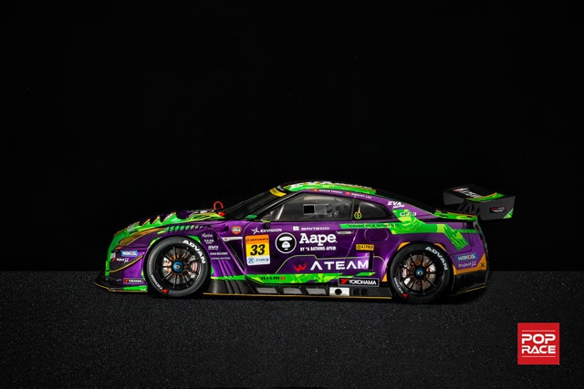 【新品】エヴァRT初号機 日産GT-R NISMO GT3 アクリルスタンド付き 1/12 Nissan GT-R Nismo GT3, X Works/EVA RT-Test Type 01 #33