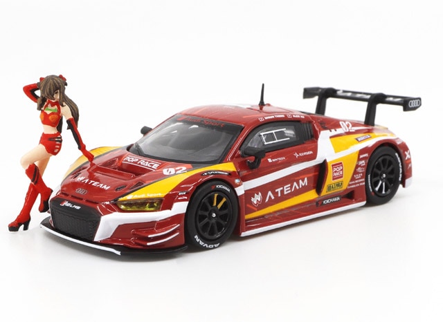 限定 3台セット RACE 1/64 アウディ R8 LMS エヴァ RT 正規 POPRACE＞1/64 Audi R8 LMS SUPER GT 2020 #33 エヴァ RT 初号機