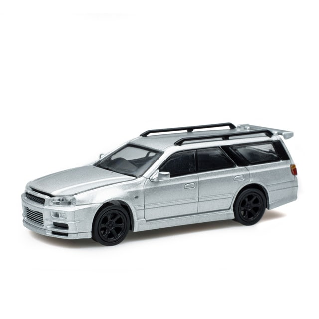 1/64 Nissan GTR R34 STAGEA Silver ơ С