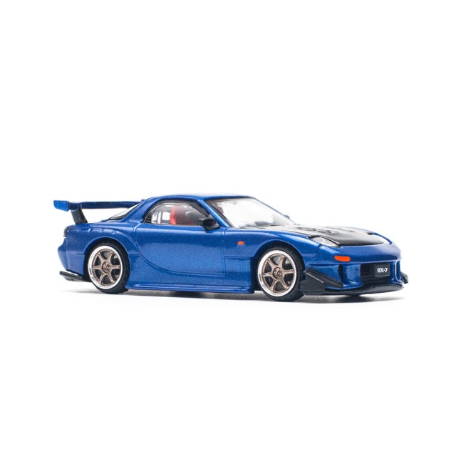 1/64 MAZDA RX-7 (FD3S) RE-AMEMIYA WIDEBODY METALLIC BLUE ͽ9ʹߡ