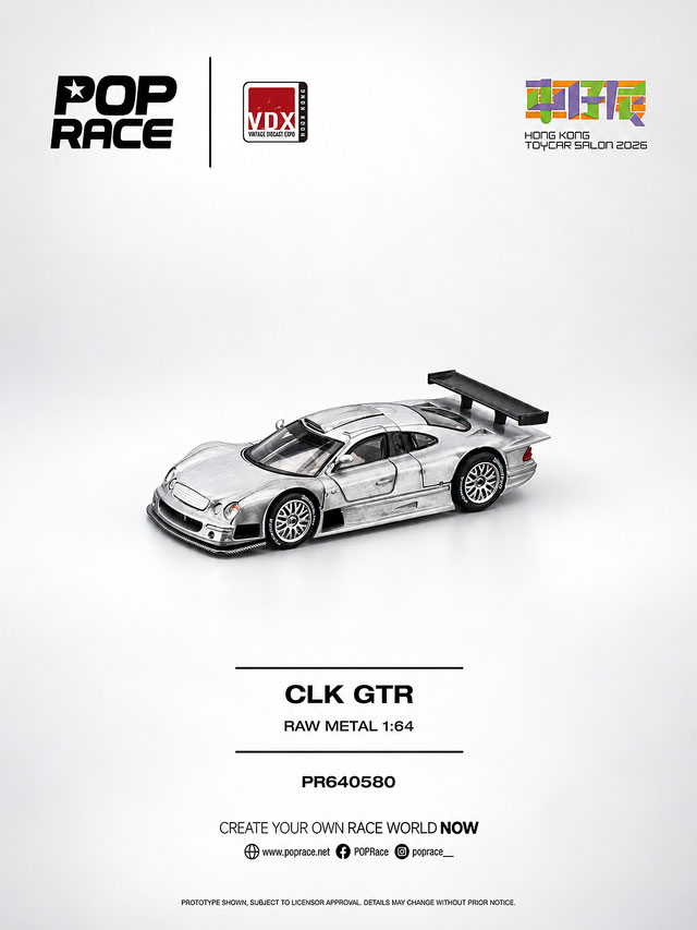 1/64 CLK-GTR RAW METAL CLK-GTR ローメタル 《予約2026年9月以降
