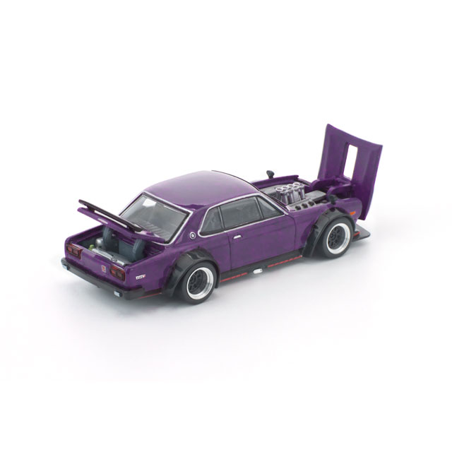 POP RACE x Enigma 1/64 PANDEM HAKOSUKA - PURPLE パンデム ハコスカ