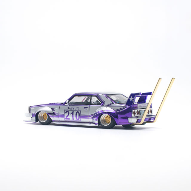 1/64 SKYLINE C210 KAIDO RACER (BOSOZOKU STYLE) PURPLE CHROME