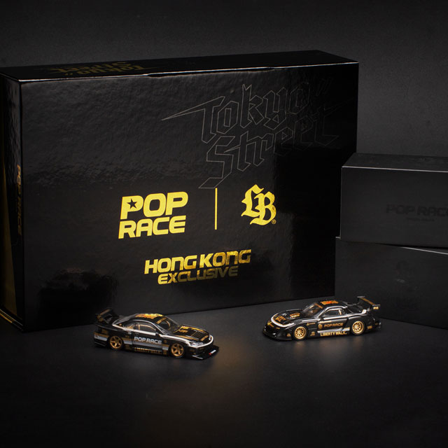 1/64 POP RACE × Liberty Walk Hong Kong Store Opening Exclusive POP