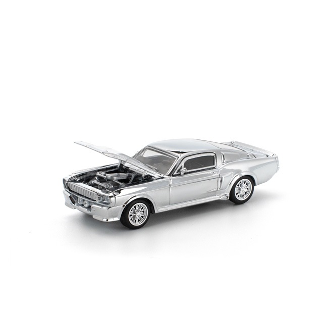 くらしを楽しむアイテム 1/64 SHELBY MUSTANG GT500 SILVER CHROME 1/64 シェルビー ファンデーション