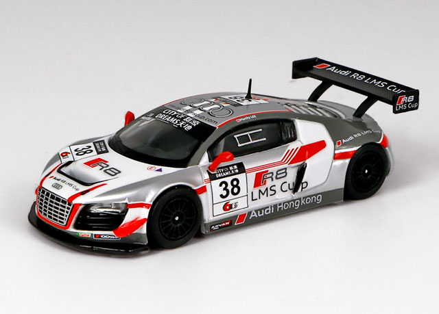 1/64 【台座付限定版】Audi R8 LMS Macau GT Cup 2013 Marchy Lee #38