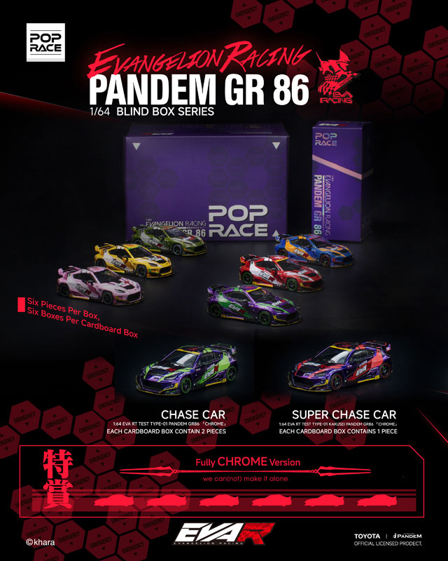 POP RACE × EVANGELION RACING PANDEM GR86 ブラインドボックス
