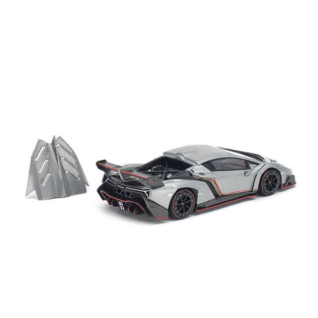 nowell BONBONERO ボンボネロ カスタムフィン 桜梅桃李 グレー 1/64 LAMBORGHINI VENENO GRIGIO METALLURO ランボルギーニ ヴェネーノ