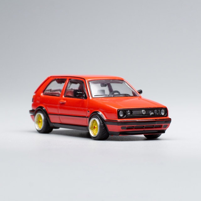 1/64 VOLKSWAGEN GOLF GTI MK2 RED フォルクスワーゲン ゴルフⅡ GTI