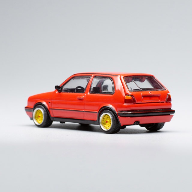 1/64 VOLKSWAGEN GOLF GTI MK2 RED フォルクスワーゲン ゴルフⅡ GTI