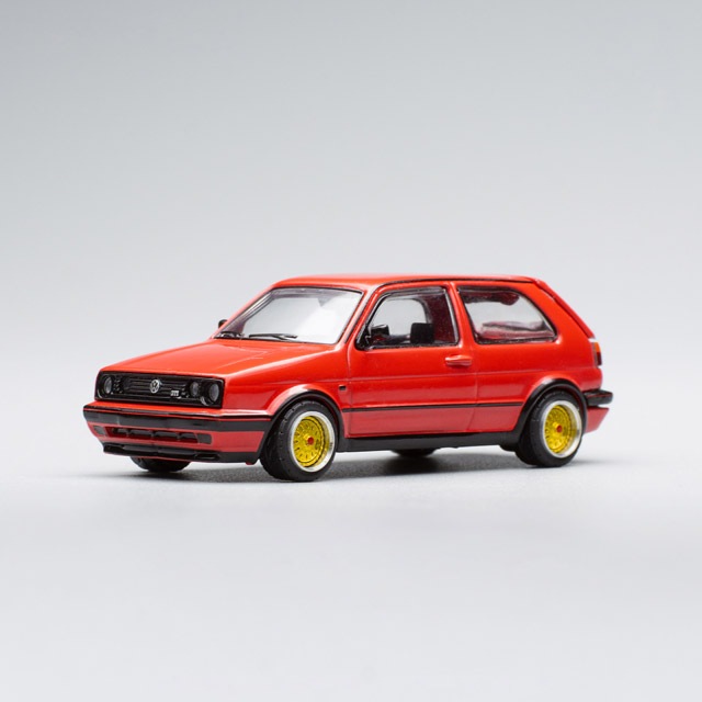 1/64 VOLKSWAGEN GOLF GTI MK2 RED フォルクスワーゲン ゴルフⅡ GTI