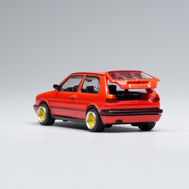 1/64 VOLKSWAGEN GOLF GTI MK2 RED フォルクスワーゲン ゴルフⅡ GTI