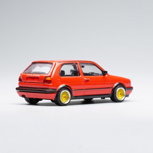 1/64 VOLKSWAGEN GOLF GTI MK2 RED フォルクスワーゲン ゴルフⅡ