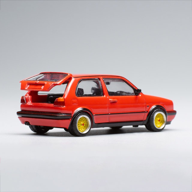 1/64 VOLKSWAGEN GOLF GTI MK2 RED フォルクスワーゲン ゴルフⅡ