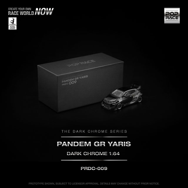 1/64 PANDEM GR YARIS DARK CHROME パンデム GRヤリス ダーククローム