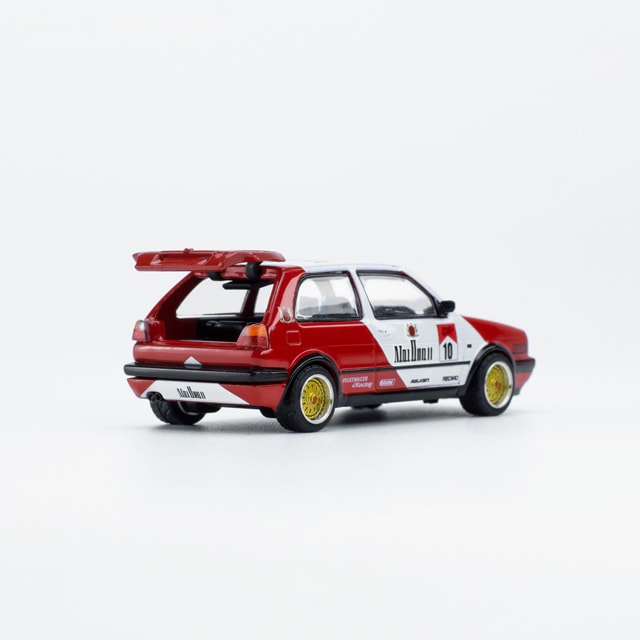 1/64 VOLKSWAGEN GOLF MK2 Red/White フォルクスワーゲン ゴルフⅡ GTI