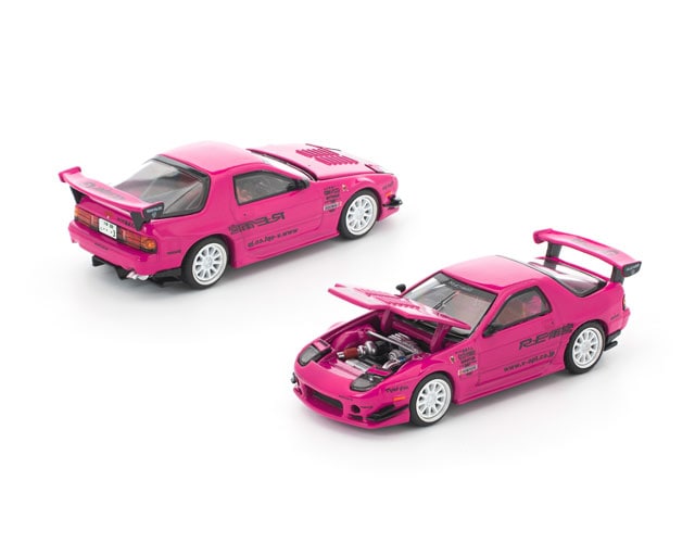 その他 MZ_RX7 POP RACE x Enigma 1/64 MAZDA RX7 (FC3S) RE-AMEMIYA PINK 1/64