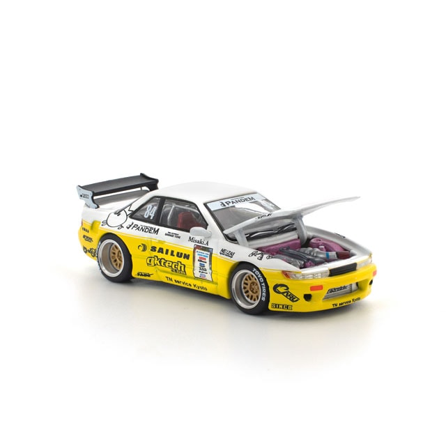 1/64 PANDEM SILVIA S13 2020 D1 LIGHTS YELLOW/WHITE パンデム