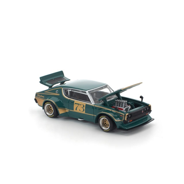 ゲンジン POP RACE 1/64 Skyline GT-R V8 Drift ケンメリ Orange
