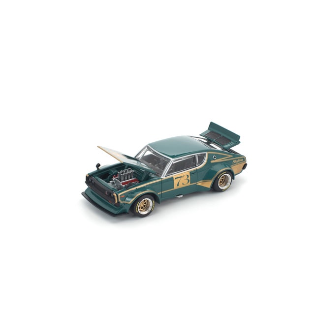 1/64 KPGC110 KENMERI RACING #73 GREEN/GOLD KPGC110 ケンメリ