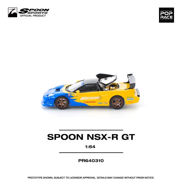 inno64 ホンダ NSX-R GT SPOON SPORTS Inno64 Honda NSX-R GT Spoon 1:64 Scale – Mobile Garage HK