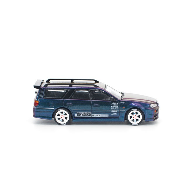 1/64 NISSAN STAGEA MAGIC PURPLE 日産 ステージア マジック
