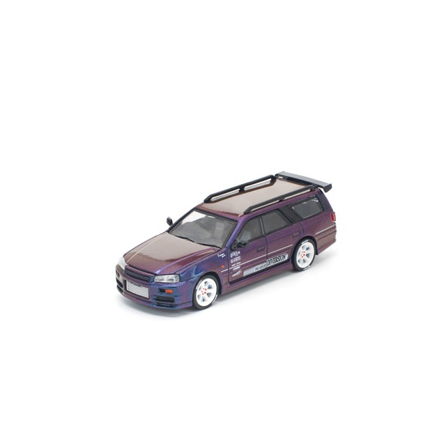 P.Jewel Sporeling 本日までです。 1/64 NISSAN STAGEA MAGIC PURPLE 日産 ステージア マジック