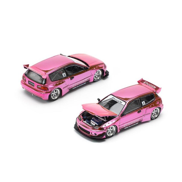 POPRACE パンデム シビック EG6 チェイス 予約 PRE001 POP RACE x Enigma 1/64 ホンダ パンデム シビック