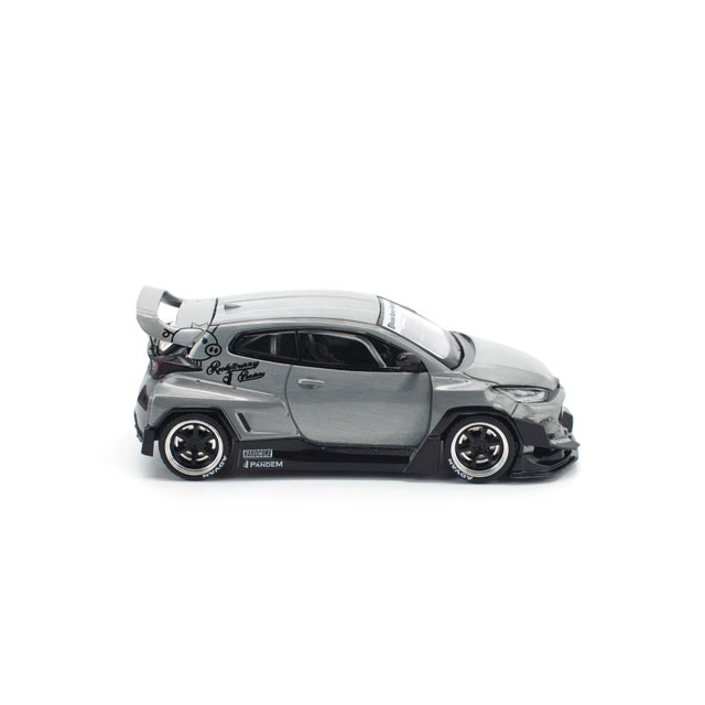 1/64 ヤリス YARIS GRヤリス マルティーニ パンデム PANDEM 1/64 POP RACE × Enigma PANDEM GR-YARIS METALLIC BLUE【PRE004