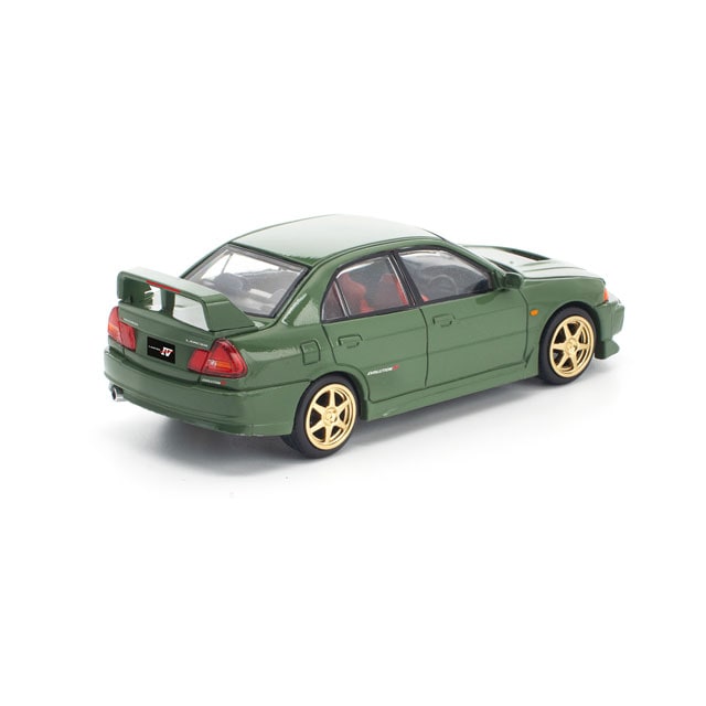 POP RACE x Enigma 1/64 MITSUBISHI LANCER EVOLUTION IV GREEN 三菱