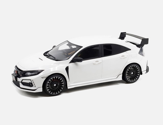 POP RACE　1/18　Civic Type R【新品】シビック タイプR POP RACE 1/18 ホンダ シビック FK8 タイプR ホワイト