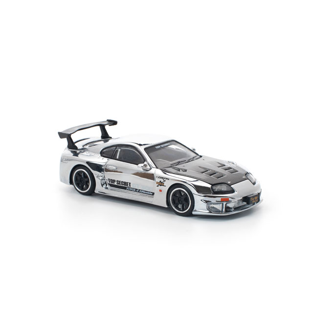 1/64 TOP SECRET GT300 SUPRA - SILVER CHROME トップシークレット