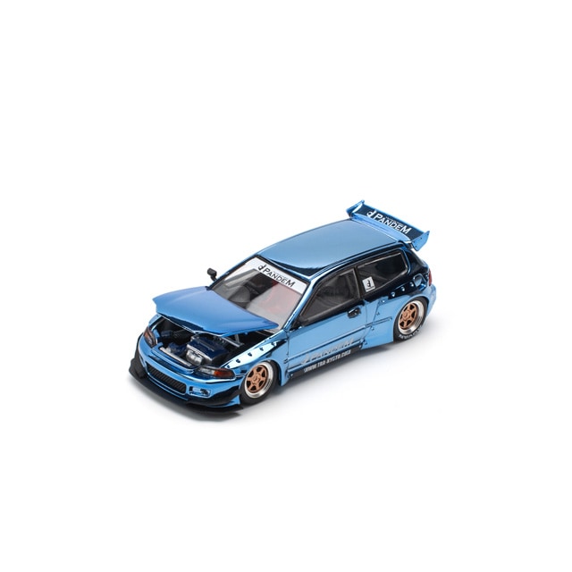 1/64 PANDEM CIVIC EG6 - BLUE CHROME パンデム シビック EG6