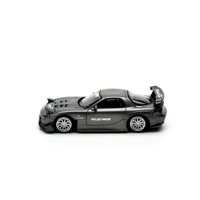 ポップレース RX-7 RE雨宮ワイドボディパープルメタリック POPRACE ポップレース 1/64 マツダ RX-7 fd ワイドボディ RE