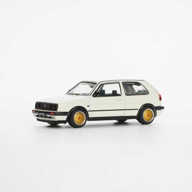 1/64 VOLKSWAGEN GOLF GTI MK2 WHITE フォルクスワーゲン ゴルフⅡ GTI