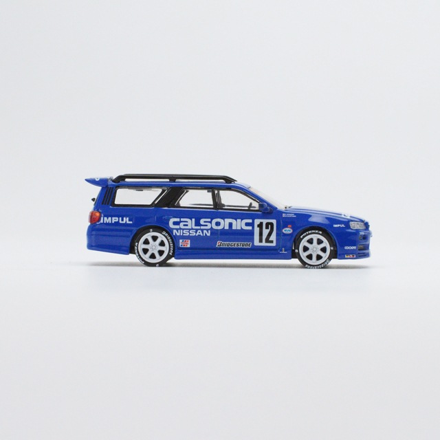 ☆ポップレース　POPRACE SKYLINE＆STAGEA☆ POP RACE x Enigma 1/64 SKYLINE GT-R V8 DRIFT (HAKOSUKA) METALLIC