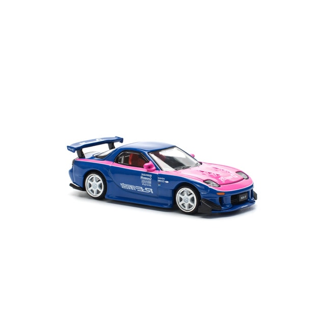 1/64 MAZDA RX7 RE-AMEMIYA BLUE PINK 1/64 マツダ RX7 RE:雨宮 ブルー