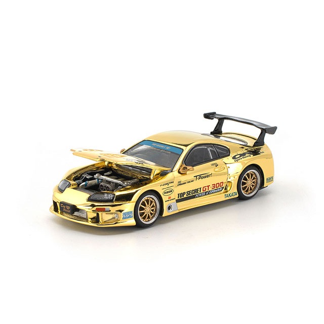 イノモデル 1/64 トップシークレット GT300 スープラ 1/64 TOP SECRET GT300 SUPRA GOLD CHROME トップシークレット GT300