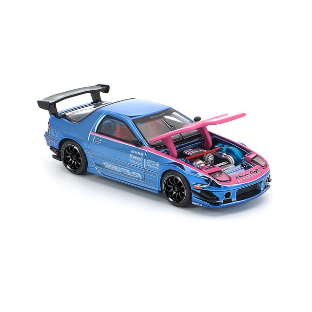 1/64 MAZDA RX7 (FC3S) RE-AMEMIYA STREET 7 CHROME マツダ RX-7（FC3S
