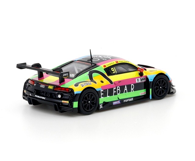 1/64 Audi R8 LMS EVO ELFBAR X WORKS #91 アウディ R8 LMS | 1:64