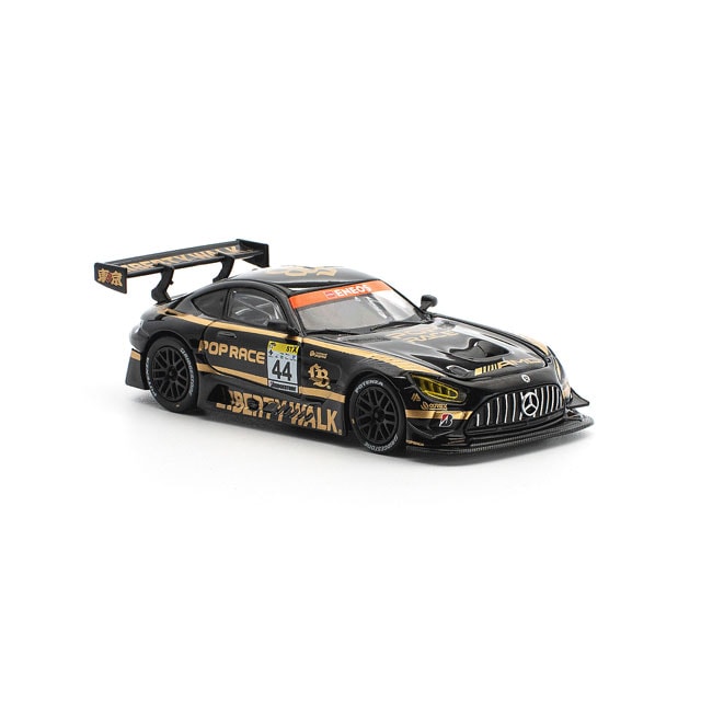 1/64 POP RACE LBWK AMG GT3 EVO BLACK POP RACE LBWK AMG GT3 EVO