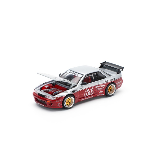 1/64 PANDEM SILVIA S13 - MOONTECH RED パンデムシルビアS13