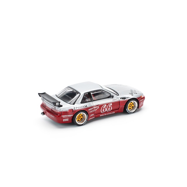ポップレース 1/64 パンデム S13 レッドクローム 限定 1:64 Pop Race Nissan Silvia S13 Pandem Red Chrome IAM