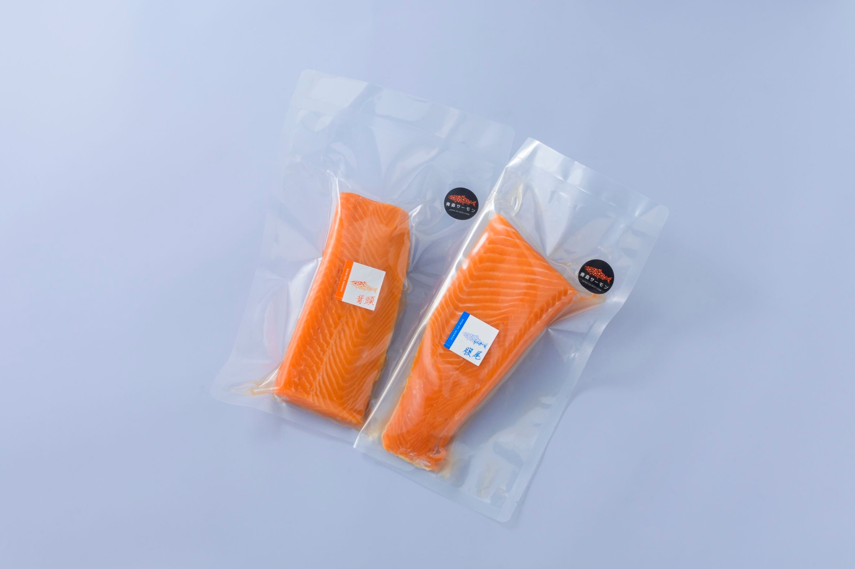 【冷凍】青森サーモン®おさしみ2柵セット(背頭・腹尾)