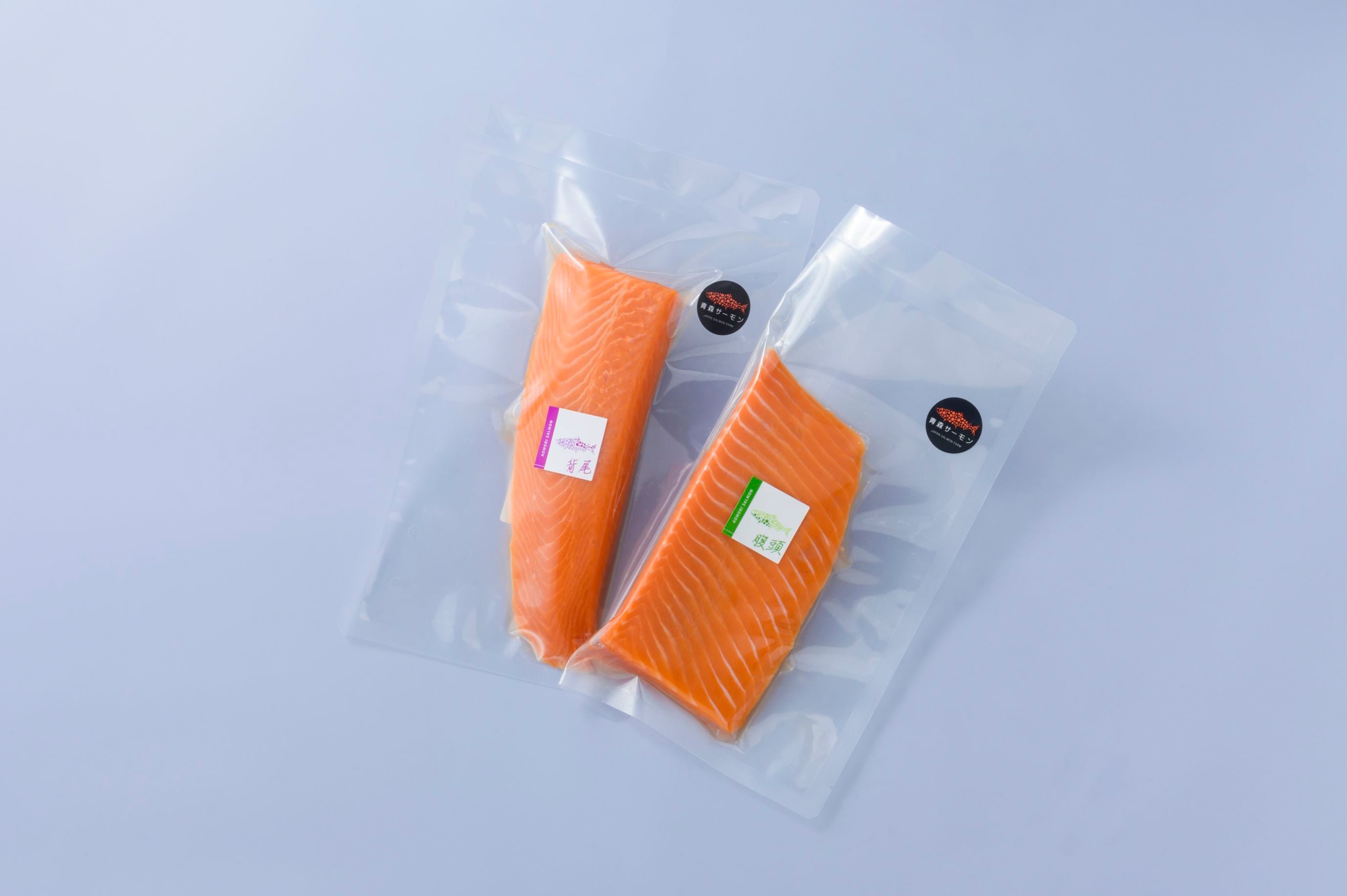【冷凍】青森サーモン®おさしみ2柵セット(腹頭・背尾)