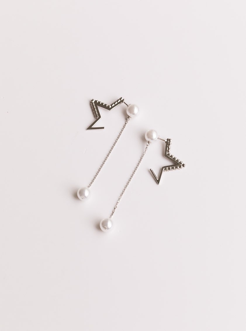star×pearl pierce (silver) | pierce | sheriche（シェリッシュ）