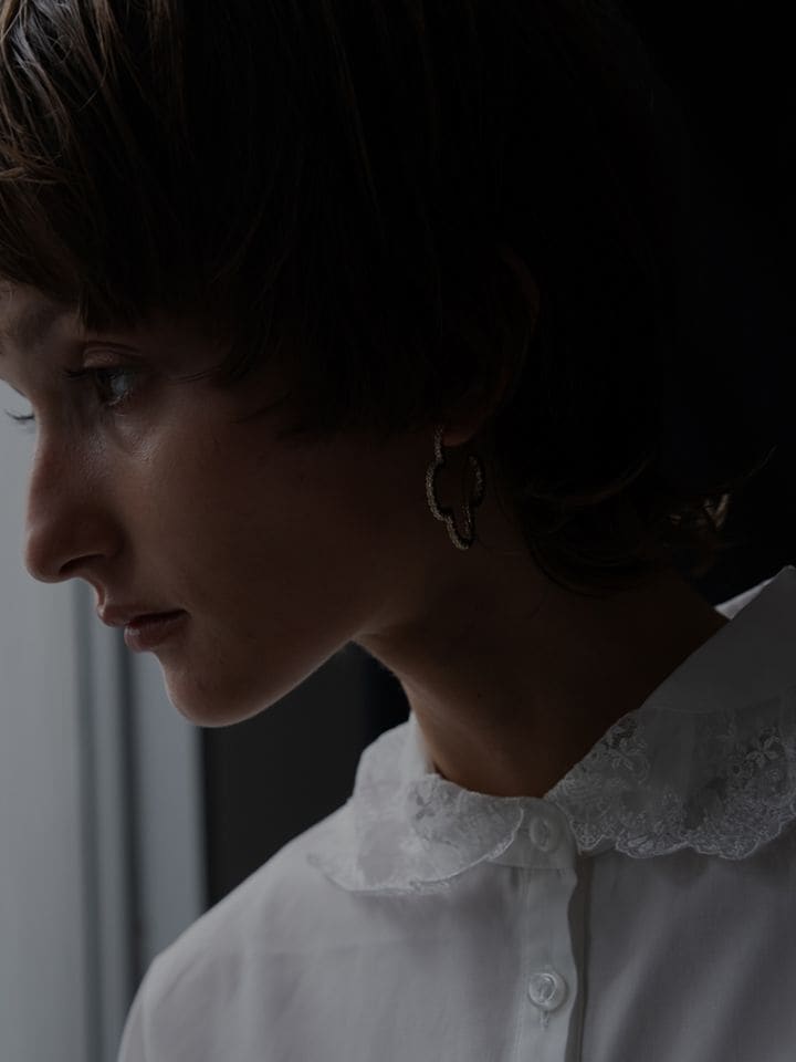 clover hoop pierce (gold) | ALL ITEM | sheriche（シェリッシュ）